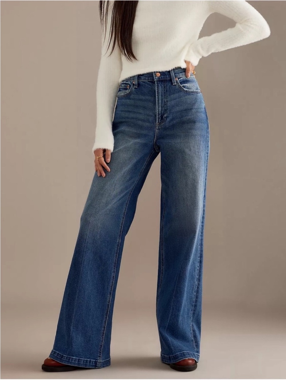 Pistola Lana High-Rise Wide Leg Jeans in Cider wash 30